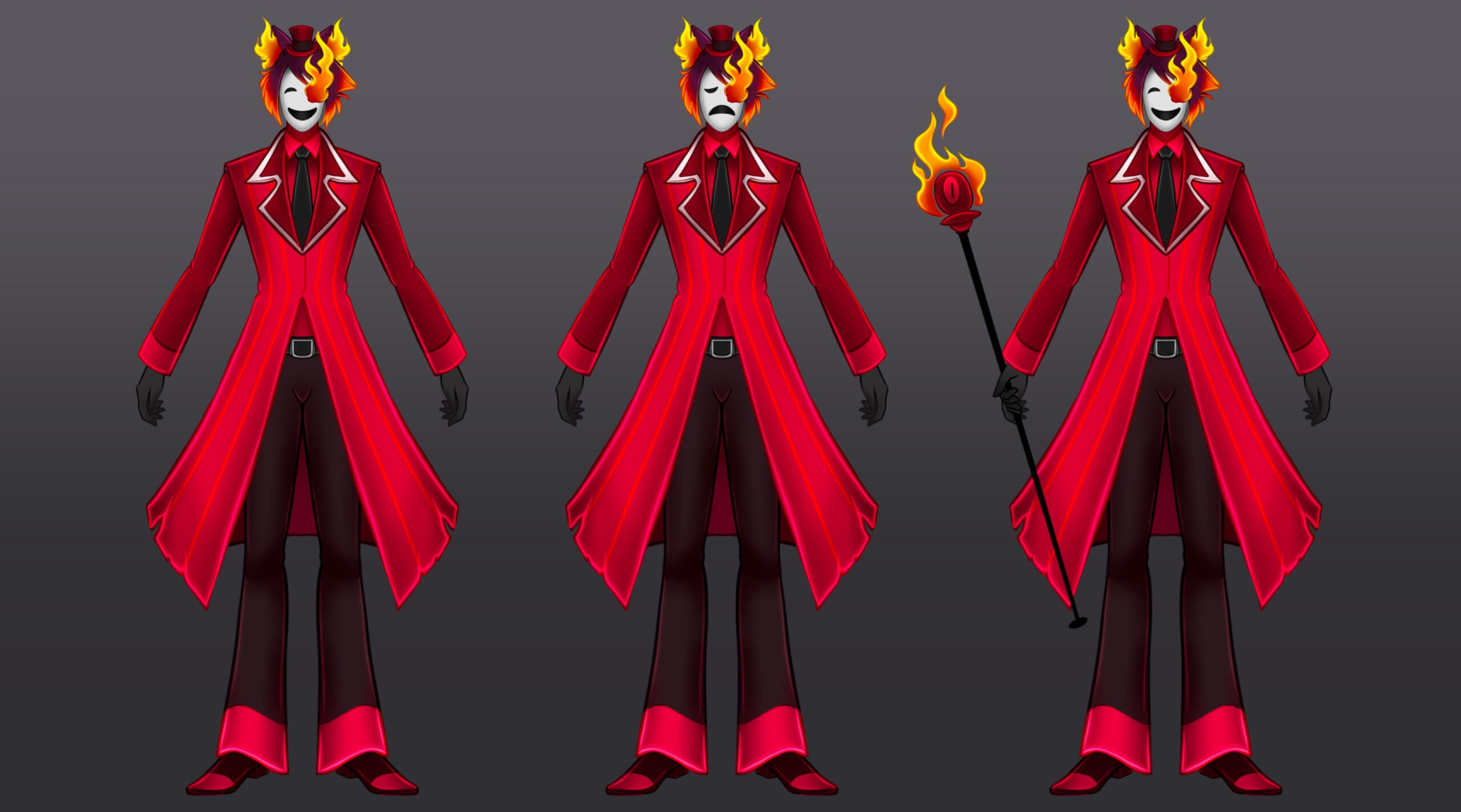 LIVE2D Model With 2 Expressions and 1 Toggle